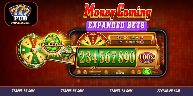 Mga detalyadong tagubilin kung paano laruin ang Money Coming Slot