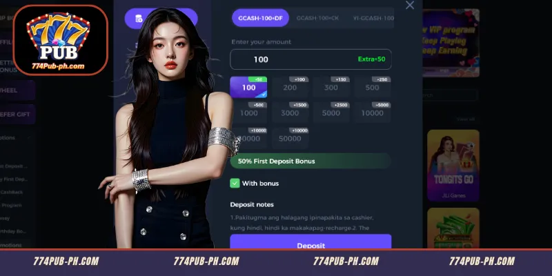 Mga Rason Kung Bakit Mainam Mag deposit sa 774PUB Ngayon